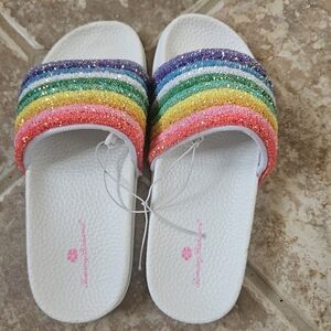 Tommy Bahama Kids Rainbow Slides - size 3